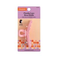 Piranha Laço Média Proart Praticidade, Estilo E Sem Danos Aos Fios Rosa