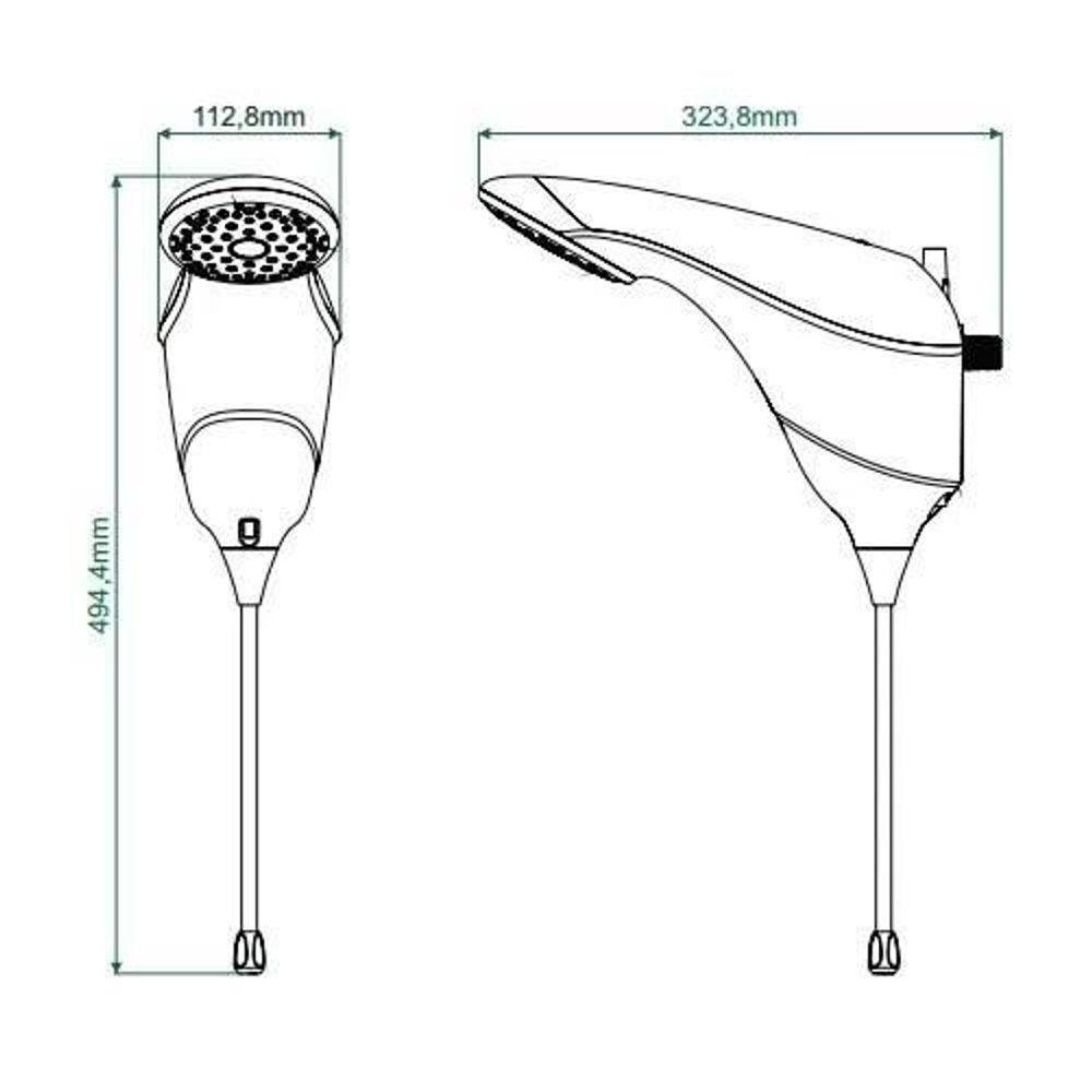 Ducha Eletrônica Sublime Zagonel 220v ~7500w - 3