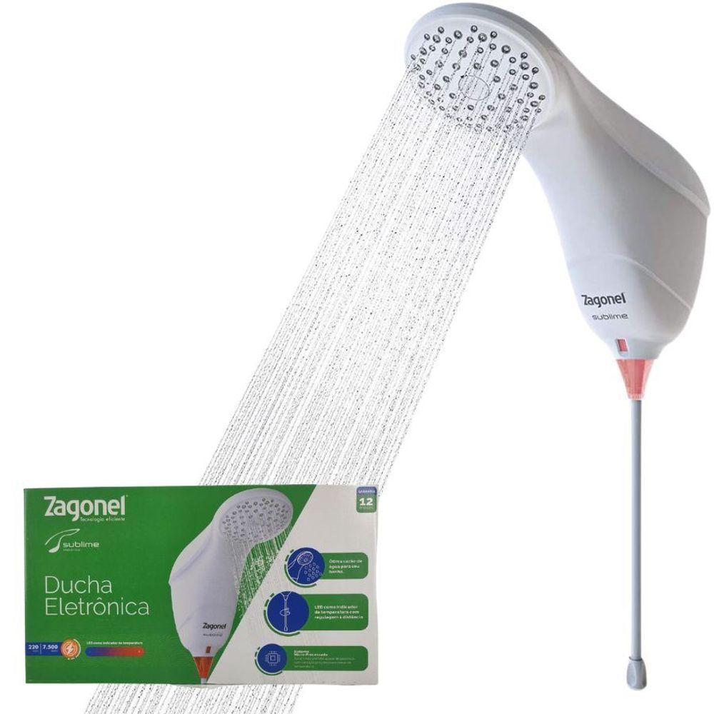 Ducha Eletrônica Sublime Zagonel 220v ~7500w - 4