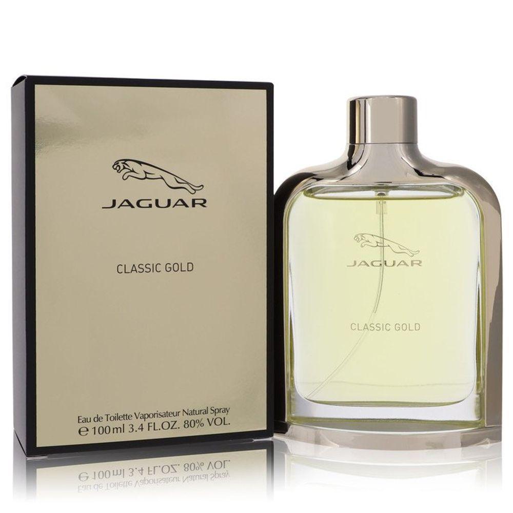 Perfume Colônia Masculina Classic Gold Jaguar 100 Ml Eau De Toilette - 1