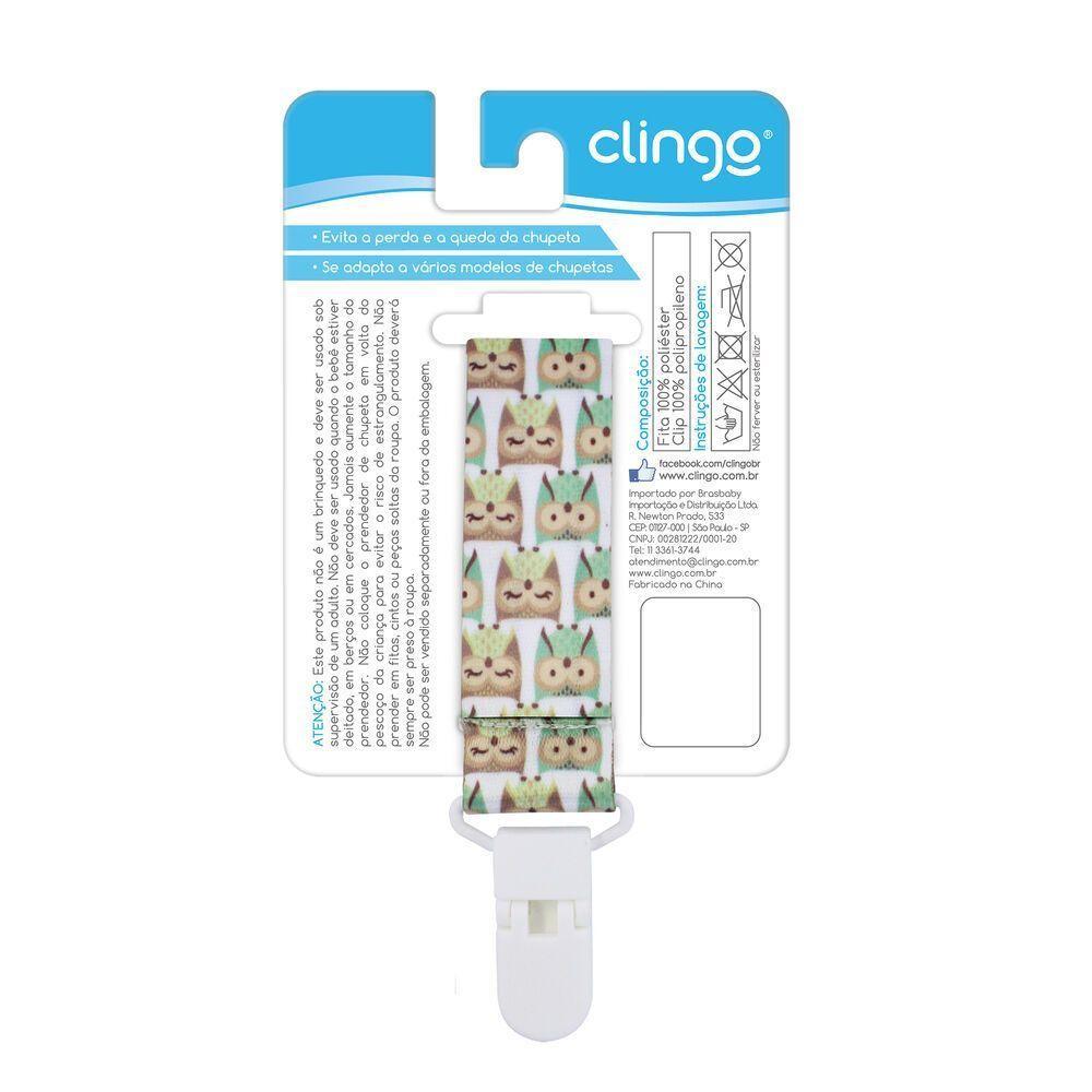 Prendedor De Chupeta Corujas Verde Personalizável Com Elástico E Estampa - 4