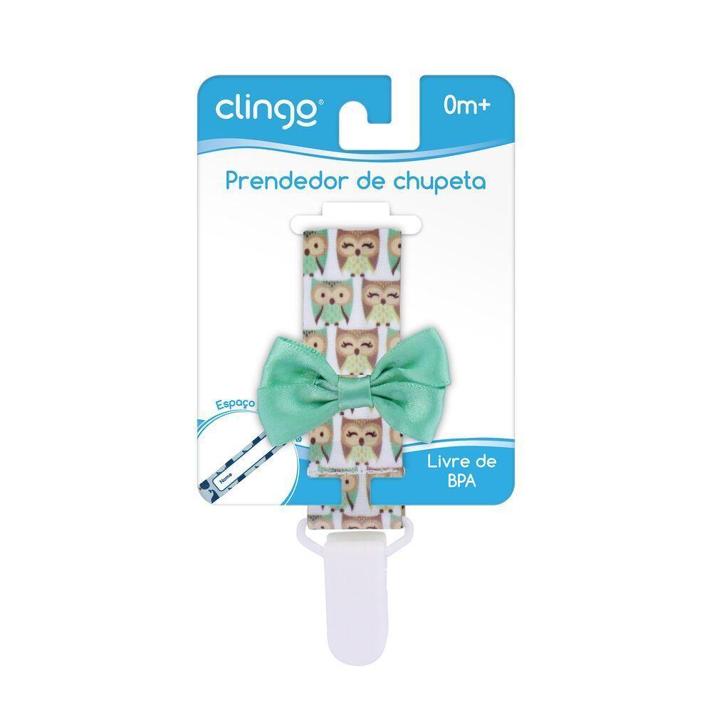 Prendedor De Chupeta Corujas Verde Personalizável Com Elástico E Estampa - 5