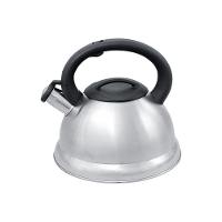 Chaleira Em Inox Com Apito E Fundo Duplo à Indução Prata - 3