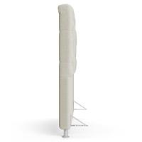 Cabeceira Casal King Cama Box 195cm Cristal C16 Boucle Bege - Mpozenato - 7