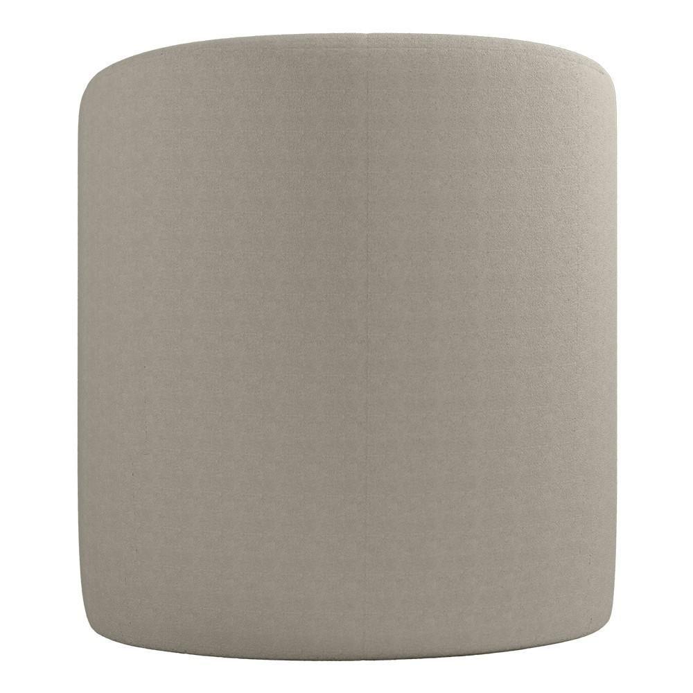 Poltrona Giratória Decorativa Para Sala Dandara K04 Bouclê Bege - Mpozenato - 2