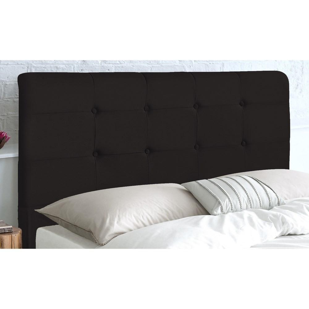 Cabeceira Cama Box Casal 140cm Luna I02 Suede Marrom - Mpozenato - 2