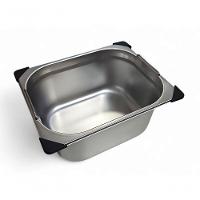 Kit 3 Cubas Gastronômica Inox Gn 1/2 150mm Com Alça Prateada - 2