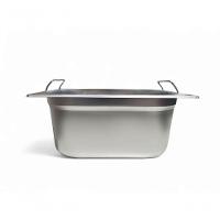 Kit 3 Cubas Gastronômica Inox Gn 1/2 150mm Com Alça Prateada - 5