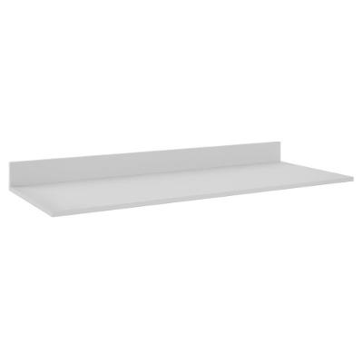 Balcão Gabinete Para Pia Com Tampo 150cm 3 Portas 1 Gaveta Dakota Branco - Lumil