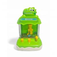 Mini Máquina De Bola Pega Premio Jogo Com Garra Divertido Dino Verde - 2