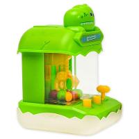 Mini Máquina De Bola Pega Premio Jogo Com Garra Divertido Dino Verde - 6