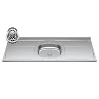 Balcão Gabinete Com Pia Inox 150cm Andréia 3 Portas Cinza - Ajl Móveis - 9