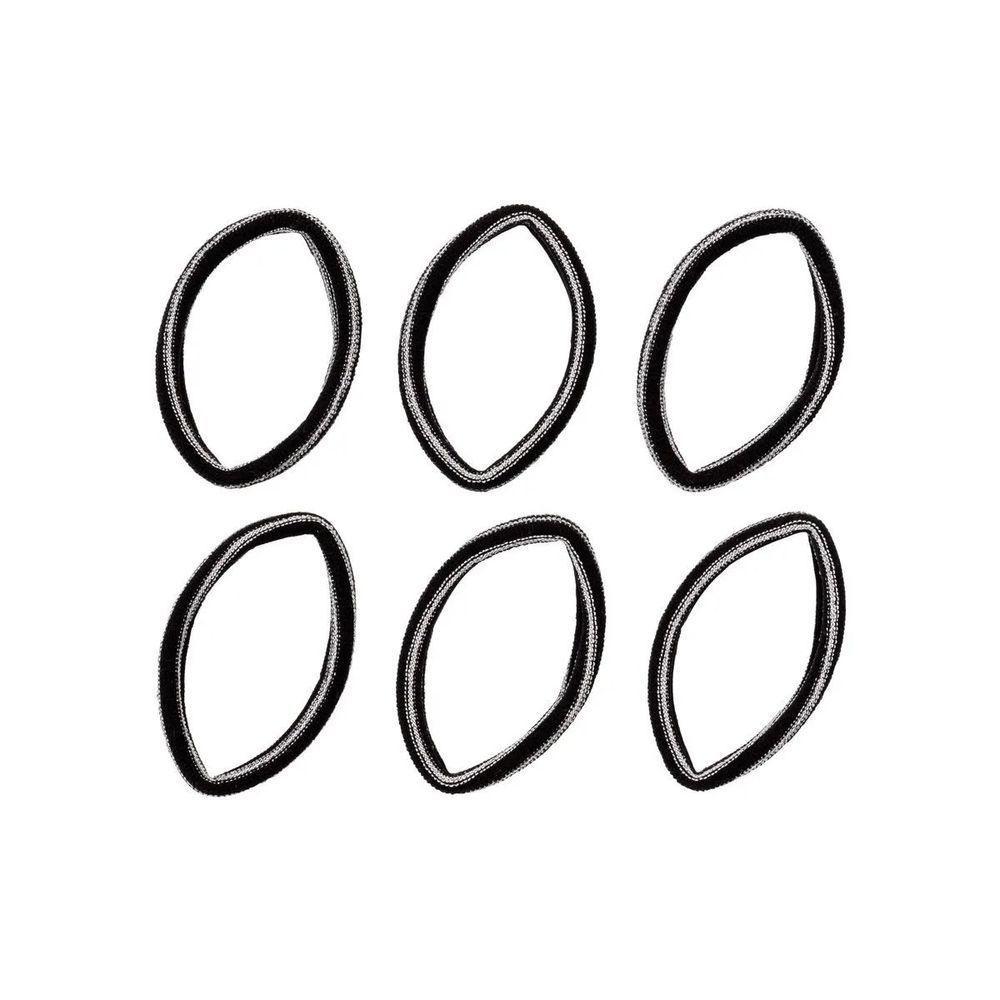 Elásticos De Cabelo 6 Unidades Proart Sem Metal, Não Marcam Os Fios, Perfeitos Para Penteados Fios Prata - 3