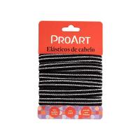 Elásticos De Cabelo 6 Unidades Proart Sem Metal, Não Marcam Os Fios, Perfeitos Para Penteados Fios Prata - 1