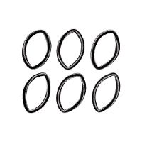 Elásticos De Cabelo 6 Unidades Proart Sem Metal, Não Marcam Os Fios, Perfeitos Para Penteados Fios Prata - 3