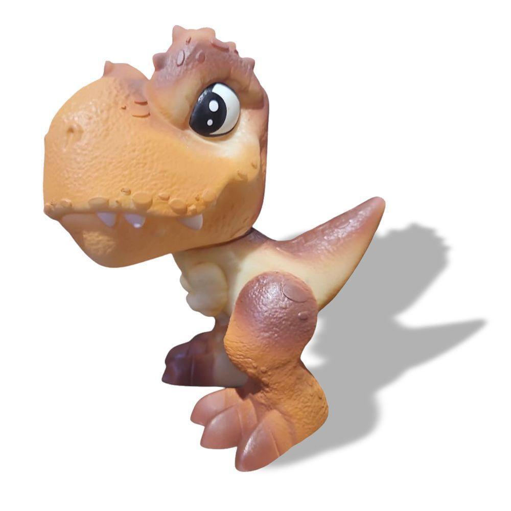 Kit 3 Dinossauros T-rex Boneco Mini Baby Dino Jurassic World - 8