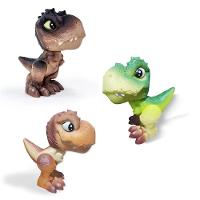 Kit 3 Dinossauros T-rex Boneco Mini Baby Dino Jurassic World - 1