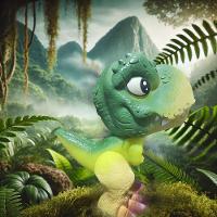 Kit 3 Dinossauros T-rex Boneco Mini Baby Dino Jurassic World - 3