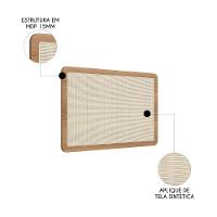 Cabeceira Solteiro 90cm E Mesa 1 Gaveta Arlo A10 Hanover-dourado - Mpozenato - 6