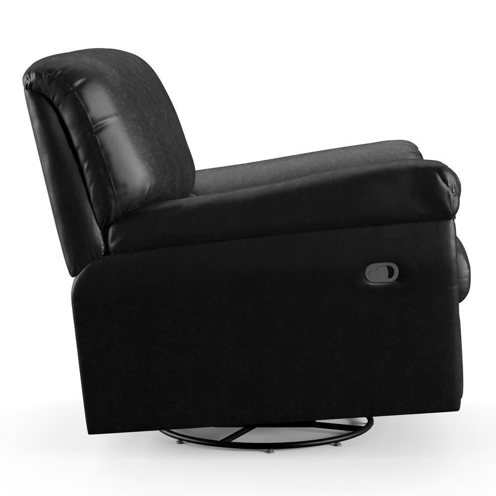 Poltrona Do Papai Reclinável Retrátil Taty D05 Corano Preto - Mpozenato - 8