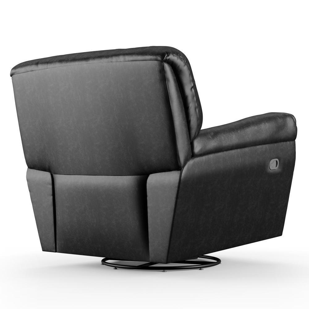 Poltrona Do Papai Reclinável Retrátil Taty D05 Corano Preto - Mpozenato - 9