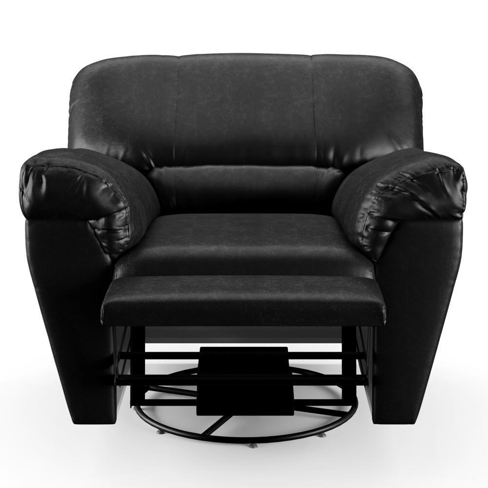 Poltrona Do Papai Reclinável Retrátil Taty D05 Corano Preto - Mpozenato - 10