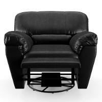 Poltrona Do Papai Reclinável Retrátil Taty D05 Corano Preto - Mpozenato - 10