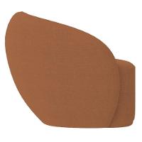 Poltrona Para Sala De Estar Orgânica Kit Com 2 Garbin K04 Bouclê Terracota - Mpozenato - 7