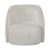 Sofá Decorativo 3 Lugares 240cm Com Almofadas E Poltrona Zion M22 Boucle Branco - Mpozenato - 6