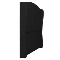 Cabeceira Casal King Cama Box 195cm Glenda I02 Linho Preto - Mpozenato - 7