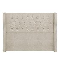 Cabeceira Casal Cama Box 140cm Malva I02 Bouclê Bege - Mpozenato - 6