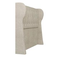 Cabeceira Casal Cama Box 140cm Malva I02 Bouclê Bege - Mpozenato - 7