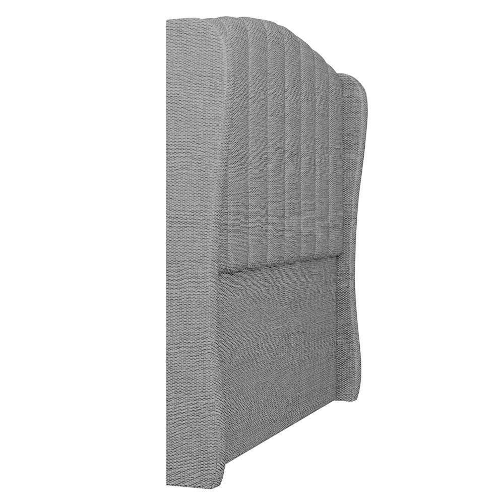 Cabeceira Casal Cama Box 140cm Glenda I02 Linho Cinza - Mpozenato - 7