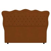 Cabeceira Casal Queen Cama Box 160cm Oregon I02 Veludo Terracota - Mpozenato - 7