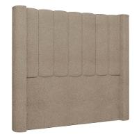 Cabeceira Casal King Cama Box 195cm Claire I02 Bouclê Capuccino - Mpozenato - 1
