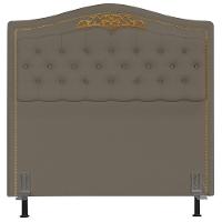 Cabeceira Cama Box Casal King 195cm Com Tachas Imperial J02 Sintético Areia - Mpozenato - 3