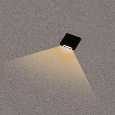 Balizador De Solo Taschibra Flat Quadrado Led 1 Facho 0,5w Bivolt Preto 3000k Luz Amarela 15090363