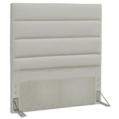 Cabeceira Solteiro 90cm Greta Sintético Bege - Mpozenato