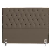 Cabeceira Casal Cama Box 140cm Cristal C16 Boucle Marrom - Mpozenato - 3