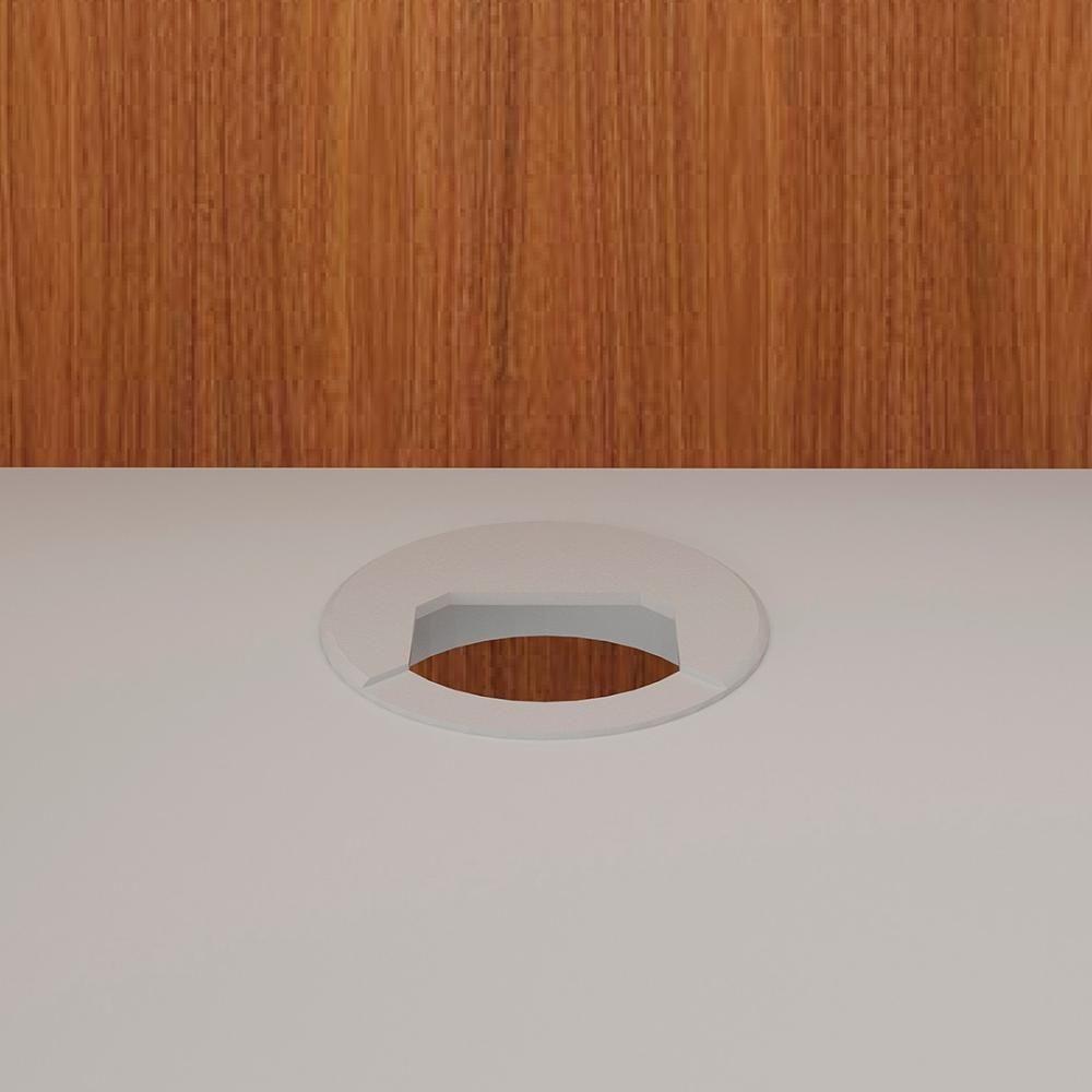 Balcão De Atendimento Recepção 135cm Corp A06 Freijó-branco - Mpozenato - 8