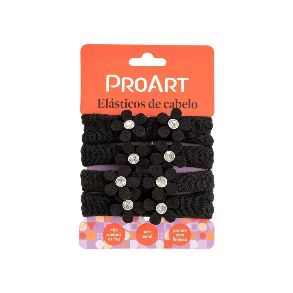 Elásticos De Cabelo 4 Unidades Proart Não Marcam E Evitam A Quebra - 2