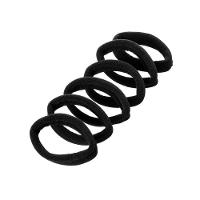 Elásticos De Cabelo 6 Unidades Proart Sem Metal, Não Marcam Os Fios, Perfeitos Para Penteados Preto - 2