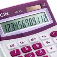 Calculadora Mesa Visor 12 Dig. - Roxa Mv4127 Elgin - 3