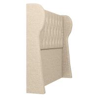 Cabeceira Casal King Cama Box 195cm Malva I02 Linho Bege - Mpozenato - 7