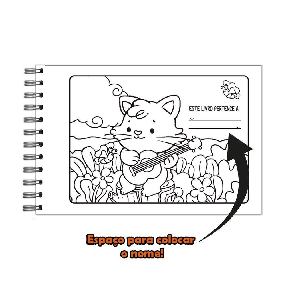 Kit 2 Livro De Colorir Cuties 128 Páginas Capi E Kittie - 3