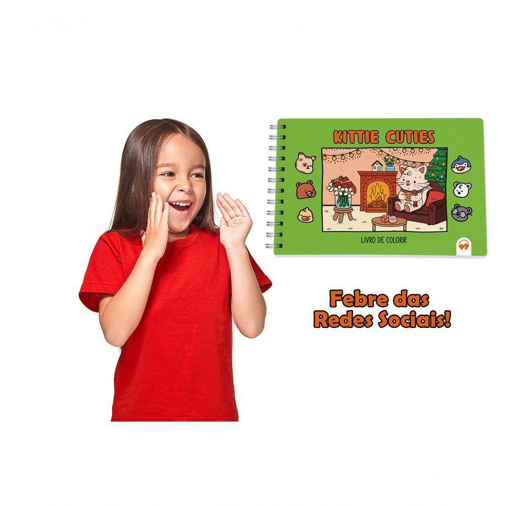 Kit 2 Livro De Colorir Cuties 128 Páginas Capi E Kittie - 4