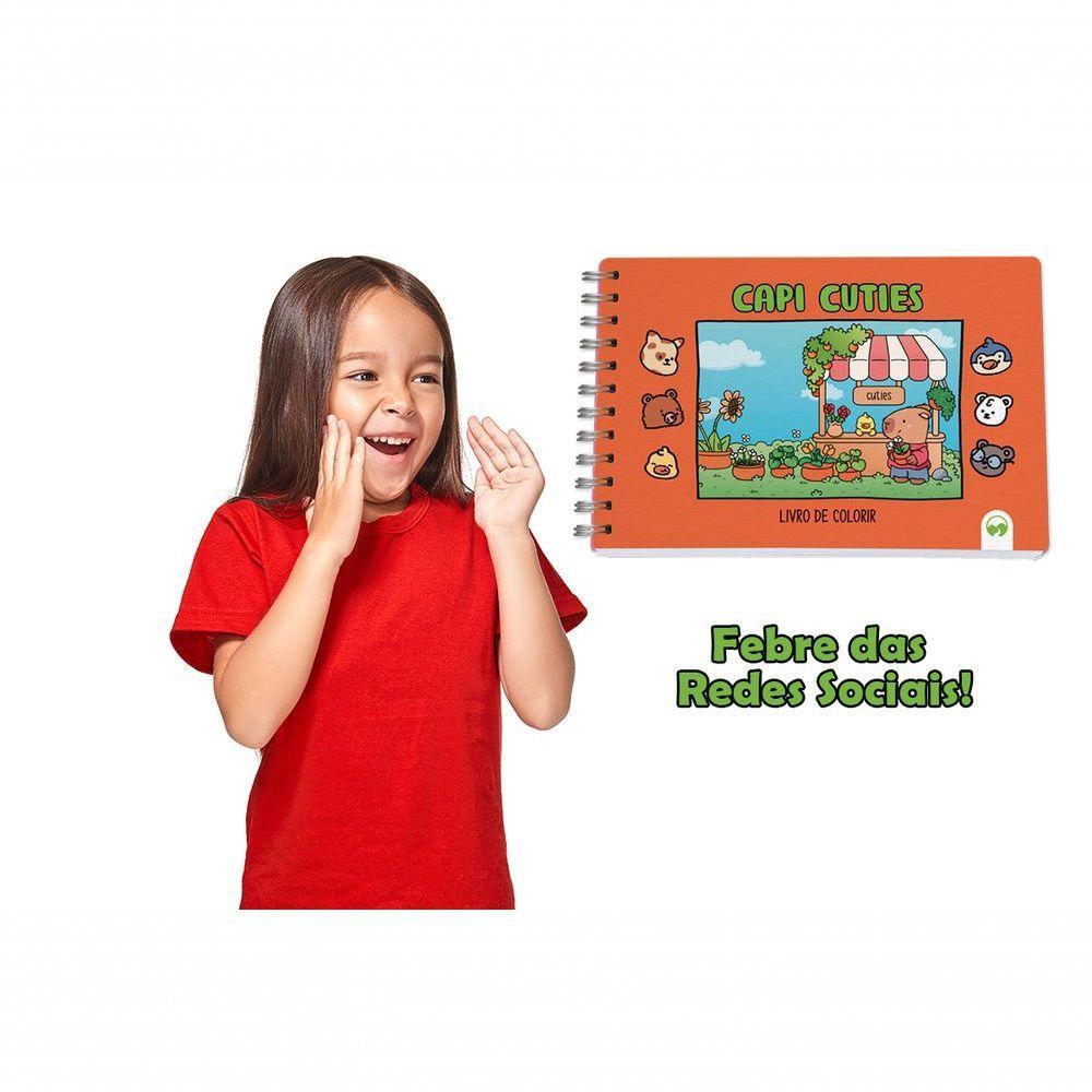 Kit 2 Livro De Colorir Cuties 128 Páginas Capi E Kittie - 6