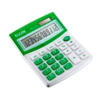 Calculadora Mesa Visor 12 Dig. - Verde Mv4126 Elgin - 1