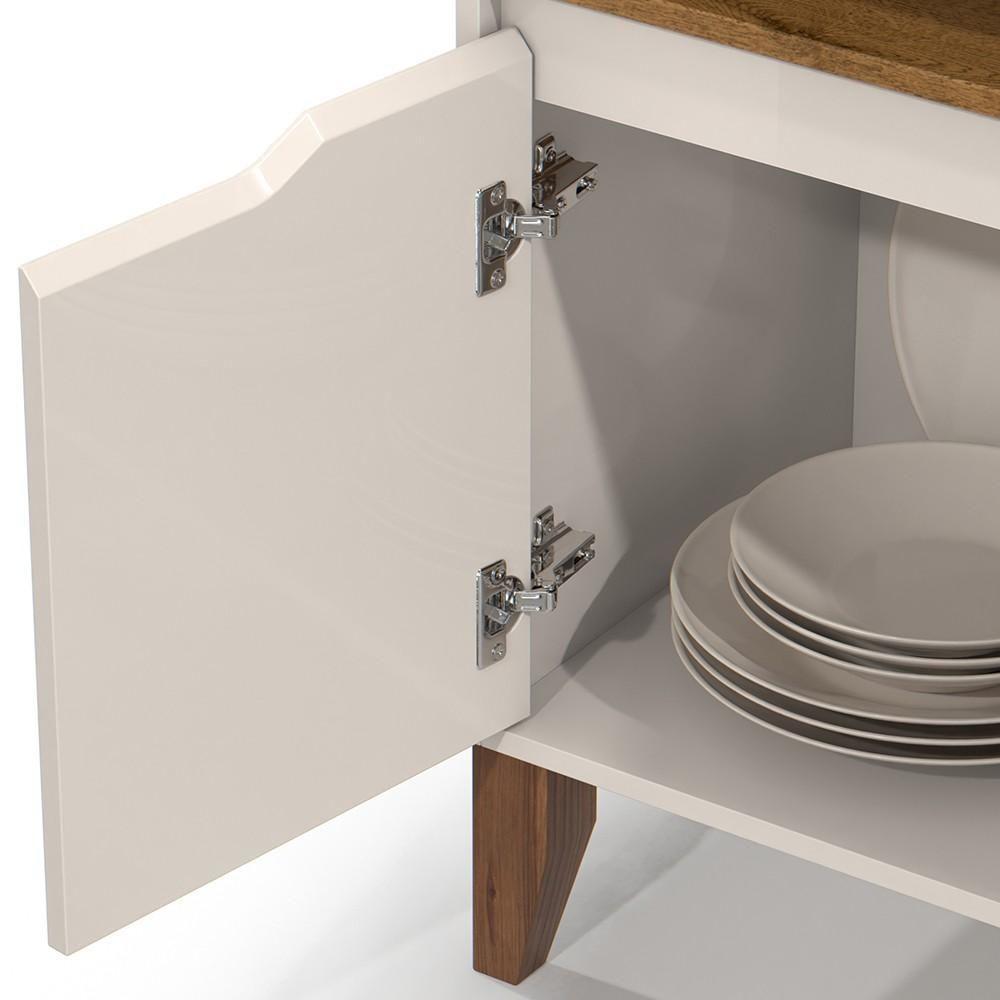 Armário Multiuso Cantinho Do Café 71cm Flow Off-freijó - Ej Móveis - 2