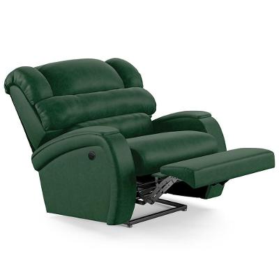 Poltrona Do Papai Reclinável Kalie Power Elétrica Fh9 Pu Verde Musgo - Mpozenato